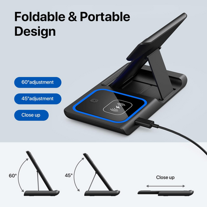 Chargeur sans fil, support de chargeur sans fil 3 en 1 by EcoProd