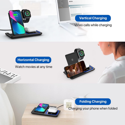 Chargeur sans fil, support de chargeur sans fil 3 en 1 by EcoProd